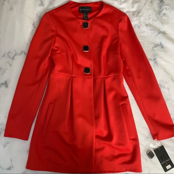 NWT Frank Lyman Design Red Jacket - Picture 1 of 7
